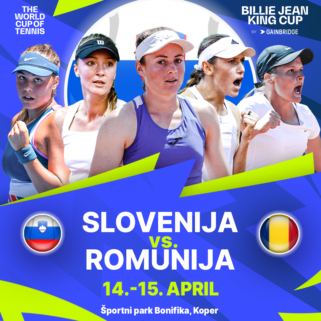 Billie Jean King Cup: Slovenia – Romania - Šport v Kopru